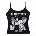 Y2k Nana Osaki Graphic T Shirts Casual Harajuku Streetwear Japanese Clothes Fashion Rock Punk Sleeveless Tanks & Camis Coquette.