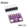 Aokin BME280 3.3V BMP280 5V Digital Barometric Altitude Sensor I2C/SPI High Accuracy and Humidity Temperature Module. 