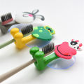 Cartoon Animal Toothbrush Holder Wall Mounted Antibacterial Tooth brush Storage Rack With Suction Cup Bathroom Organizer.