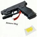 Glock 18 - Spring-powered BB Toy with 6mm Plastic Balls, Compact Design, Pull-back Trigger Action, Outdoor Game Toy for Children Boys. 