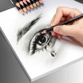 14Pcs Professional Sketch Pencil Set HB 2H 4H B 2B 3B 4B 5B 6B 7B 8B 10B 12B 14B Graphite Art Hand-Painted Pen School Stationery. 