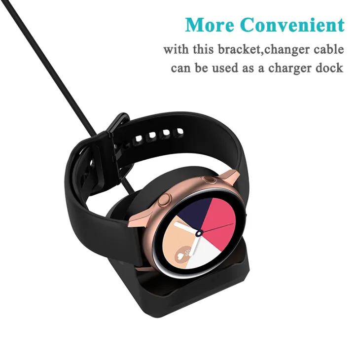 USB%20Charger%20Cable%20For%20%20%20Watch%203%204%20Classic%20Active%202%20Universal%20Smartwatch%20Charging%20Holder%20Dock%20Bracket%20Non-slip%20Base%20-%20Image%205