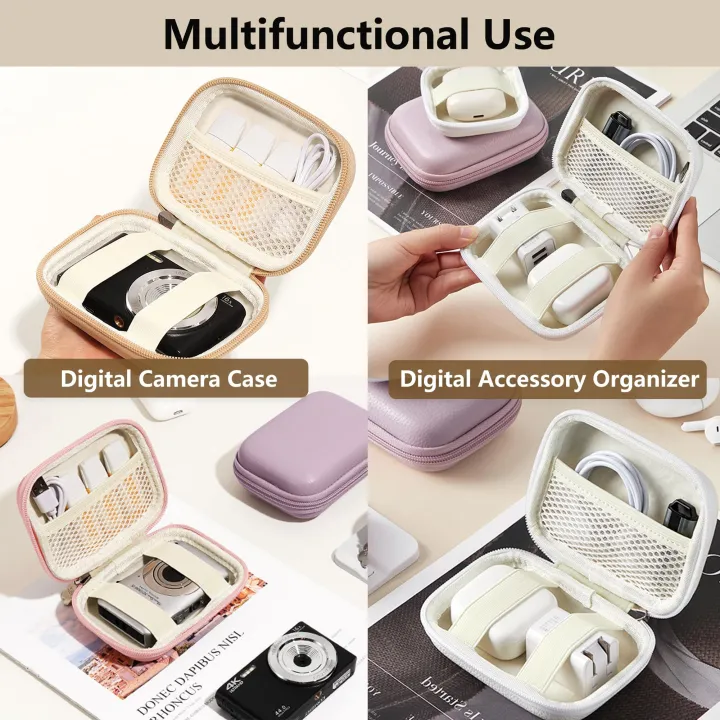 Digital%20Camera%20Case%20for%20CAMKORY,%20Small%20Travel%20Compact%20Camera%20Holder%20with%20Mesh%20Pocket%20for%20Accessories%20SD%20Card%20(Pink)%20-%20Image%206