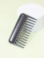 1PCS convenient short rectangular wide toothed comb, plastic flat comb, hair massage smooth hair styling tool. 