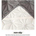 Waterproof Mattress Topper with Elastic Band Quilted Protector Pad Bedspread Winter Mattress Cover for Single/Double Bed 140/160. 