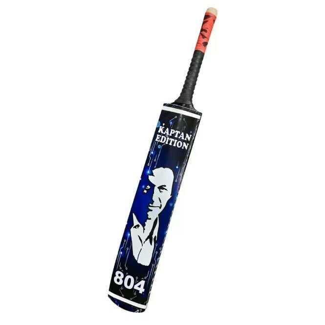 Original Kaptan Edition 804 Cricket  Bat Tape Ball Cricket Bat-Half cane  original Sixer Imran Khan Bat 804