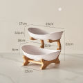 2/3 Layer Fruit Plate Home Living Room Plastic Snack Dish Creative Modern Dried Fruit Basket Candy Dish Cake Stand Salad Bowl. 