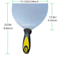 LiTuiLi Putty Knife 6 Inch Skimming Blade Painting Finishing Filling Spatula Plastering Stainless Steel Construction Tools.
