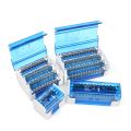 Din Rail Terminal Block UK125A Distribution Box UKK 1 In 2 In Several Out Power Universal Wire Electrical Connector Junction Box. 
