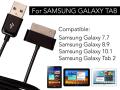 1m/2m USB Data Cable Charger Cable for   tab 2 3 Tablet 10.1 P3100 / P3110 / P5100 / P5110/N8000/P1000. 