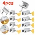 4 Sets Sliding Sash Stopper Cabinet Lock Straps Door Security Anti-theft Lock Sliding Window Door Lock Baby Child Safety Limiter. 
