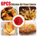Airfryer Silicone Basket Reusable Oven Baking Tray Silicone Mold For Air Fryer Pizza Fried Chicken Basket Air Fryer Accessories. 