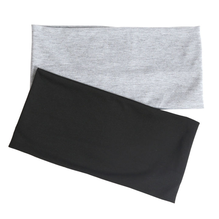 3PCS%20Elastic%20Sports%20Headband%20Running%20Solid%20Color%20Wide%20Hair%20Bands%20Women%20Men%20Yoga%20Hairband%20Black%20Soft%20Wash%20Face%20Makeup%20Headwrap%20-%20Image%203