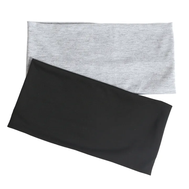 3PCS%20Elastic%20Sports%20Headband%20Running%20Solid%20Color%20Wide%20Hair%20Bands%20Women%20Men%20Yoga%20Hairband%20Black%20Soft%20Wash%20Face%20Makeup%20Headwrap%20-%20Image%203