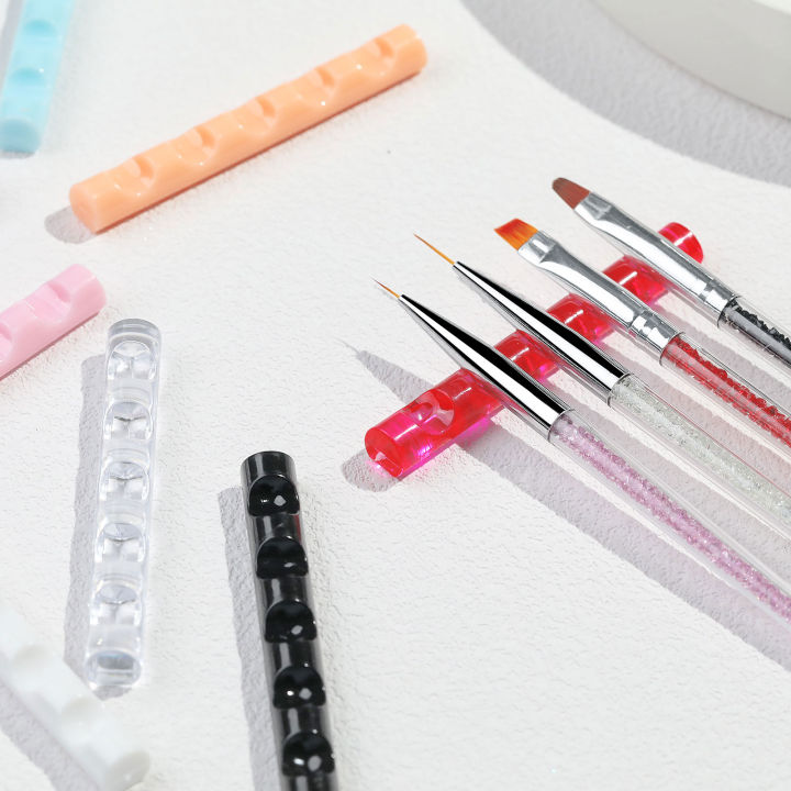5%20Grids%20Acrylic%20Clear%20Nail%20Brush%20Shelf%20Portable%20Mini%20crystal%20Painting%20Pen%20Rest%20Holder%20Stand%20Colorful%20UV%20Gel%20Brush%20Display%20Holder%20-%20Image%205