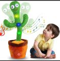 Dancing cactus toy with USB cables. 