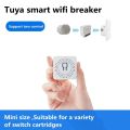 Tuya Mini 16A WiFi Switch Smart Life App 2 Way Control Smart Home Automation Module Interruptor Work for Alexa Google Home. 