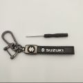 Key Ring / Key Ring for Bike / Key Chain / Bike Leather Key Ring / Motorcycle Accessories( Suzuki). 