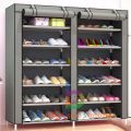 Folding Shoe Rack 12 Layers Double Door. 