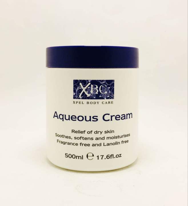 XBC, Xpel Aqueous Body Cream Jar, fragrance free, 500 ml