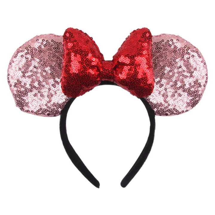 1pc%20Mouse%20Ears%20Headband%20Girls%20And%20Kids%204%20Inch%20Polka%20Dot%20Bow%20Hairdband%20Holiday%20Party%20Travel%20DIY%20Hair%20Accessories%20-%20Image%202