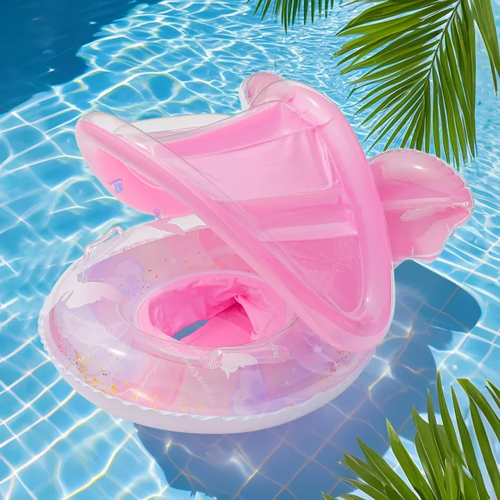 1PC%20Canopy%20Pool%20Float%20Ring,%20Inflatable%20Swim%20Tube,%20Swimming%20Accessories,%20For%20Summer%20Water%20Sports,%20Swim%20Ring,%20Pool%20Float%20Gear%20-%20Image%202