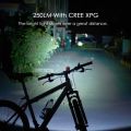Bicycle Rechargeable Light And Horn 140 DB with Super Bright 250 Lumen Light 3 Modes. 