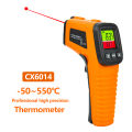 Digital Infrared Thermometer Non-contact Pyrometer Laser Temperature Meter Imager Hygrometer IR Termometro Color LCD Light Alarm. 