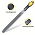 File grinding tool set, alloy woodworking diamond triangular file, medium tooth fine detail, small semi-circular fitter, steel f. 