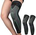 Nylon Knee Support For Men Women- 3D Knitted Knee Brace For Gym, Workout And Pain Relief | Extra Long Leg Braces Knee Sleeve For Working Out, Joint Pain, Pair Set. 
