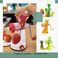 Manual Hand Crank Fruit & Vegetable Juicer. 