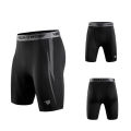 Black Compression Shorts Men Spandex Sport Shorts Athletic Workout Running Performance Baselayer Underwear. 