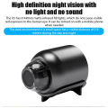 1080P HD X5 Mini WiFi Camera Included Sound Detector for Home Office 140 Degrees Micro Baby Monitor. 