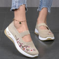 Women's summer breathable mesh flat shoes women's shoes casual sports shoes, clearance free shipping.