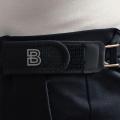 No Buckle Elastic Belt Adjustable Metal Hook Closure Buckleless Invisible Waist Strap Comfortable Side Waistband Jeans .