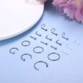 1PCS Hypoallergenic Nose Ring Studs for Sensitive Skin 20G Hoops for Women Men 2mm Small Titanium Nose Piercing Jewelry. 