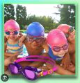 Children Kids Teenagers Adjustable Swimming Goggles Swim Eyewear Eye Glasses Eyeglasses Sports Swimwear w/ Ear Plugs & Nose Clip. 