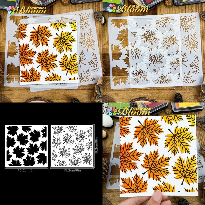 Original%20Lovely%20Plants%20Leaves%20Branches%20Partterns%20Stencils,%20Paper%20-%20Spray%20Paint%20&%20Graffiti%20-%20Image%202