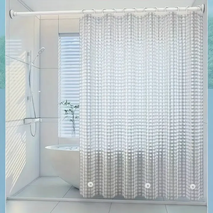 1pc%20Waterproof%20Clear%20Crystal%20Shower%20Curtain%20Liner%20with%20Bottom%20Magnets,%20Plastic%20Bathroom%20Curtain%20for%20Bathtubs%20Bathroom%20Partitions%20-%20Image%207
