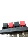 4-WAY Speaker Terminal Block 4 Way Connector Vertical Amplifier PCB Mount 4 Positions Cables. 