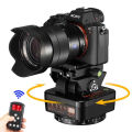 ZIFON YT1000 Electronic Pan Tilt Head Panoramic Motorized Tripod Pan Tilt Head with Speed Adjustment for Camera and Smartphone.