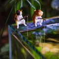 Fish Landscaping Cartoon Fishing Ornaments Aquarium Accessories Household Supplies Home Office Decoration.