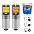 2PCS BA9S BAX9S BAY9S Led Bulbs 3030 Chip 10SMD T4W H6W Car Interior Reading Dome Lamps License Plate Light Auto Parking Lights.