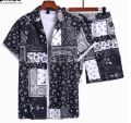 Men's Summer short sleeve printed shirt & short beach wear  linen. 