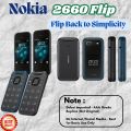 Nokia 2660 Flip – Dual SIM – Dubai Imported AAA Grade – Premium Durable Quality. 