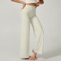 High Waisted Straight Leg Yoga Pants for Women, Naked Feeling Butt Lifting Loose Fit Workout Trousers, Slimming Gym Pants.