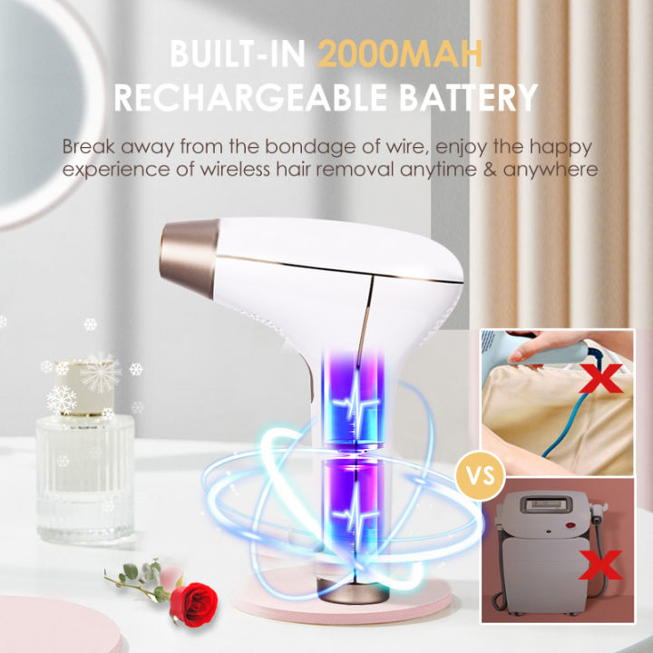 Vancostar%20Cordless%20Laser%20Hair%20Removal%20Rechargeable%204in1%20Replaceable%20Lamp%20Cooling%20Painless%20Permanent%20Bikinis%20Trimmer%20IPL%20Epilator%20-%20Image%202