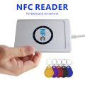 ACR122U RFID IC Smart Card Reader Contactless Writer Copier Duplicator Writable Clone NFC USB S50 13.56mhz M1 Card Copier. 