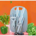 *BRANDED* EVDRTVERH* 5 In 1 & 7 In 1 Knife Set Kitchen Tools Cooking Chopping Board Handle Scissor Peeler Food Good Quality Set. 