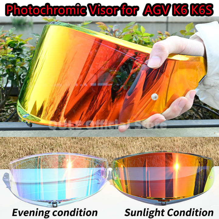 Photochromic%20Visor%20for%20AGV%20K6%20K6s%20Helmet%20Glasses%20Screen%20Shield%20Windshield%20Accessories%20Parts%20Autochromic%20lens%20-%20Image%207